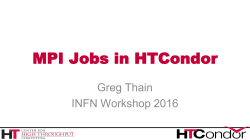 How High Throughput was my cluster? Greg Thain