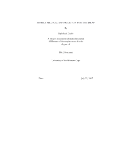 Thesis - UWC Computer Science
