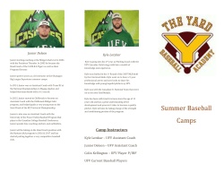 The Yard Summer Camps - Chilliwack Minor Baseball