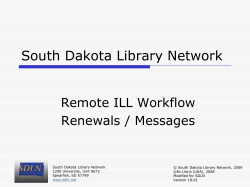 RILLRenew - South Dakota Library Network