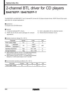2-channel BTL driver for CD players