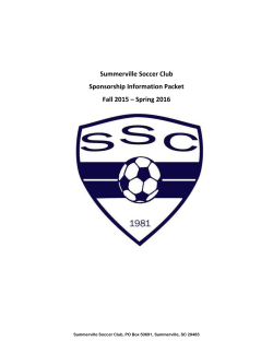Sponsorship Information Packet