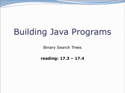 binary search tree