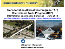 TAP-Overview-2014-06-ISC - International Association of