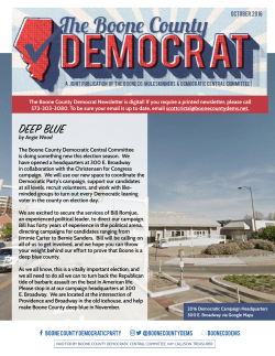 DEEP BLUE - Boone County Democratic Party