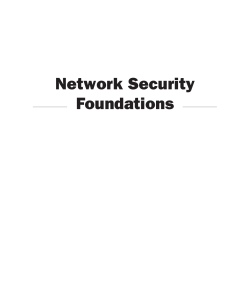 Network Security Foundations