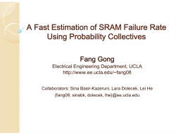A Fast Estimation of SRAM Failure Rate Using Probability Collectives