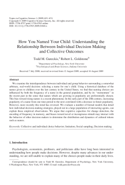 How You Named Your Child: Understanding the Relationship