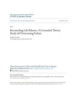 A Grounded Theory Study of Overcoming Failure