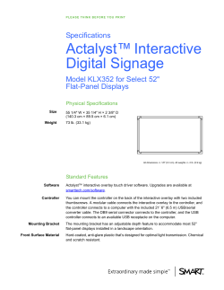 Actalyst Interactive Digital Signage