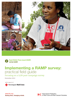 Implementing a RAMP survey: practical field guide