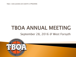 tboa annual meeting - Triad Basketball Officials Association