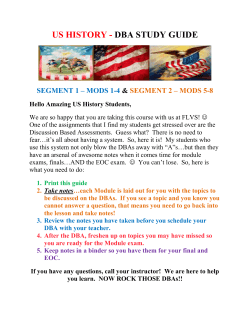 us history - dba study guide
