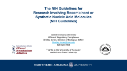 rDNA research - Northern Arizona University