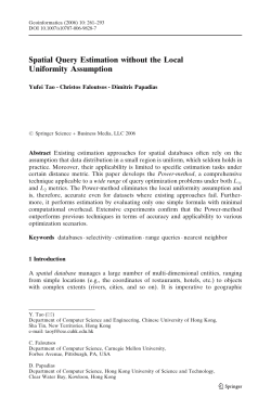 Spatial Query Estimation without the Local Uniformity Assumption