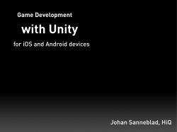 Game Development with Unity