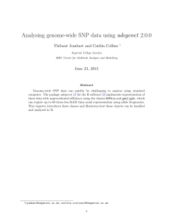 Analysing genome-wide SNP data using adegenet 2.0.0