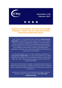 Negative externalities, the real evil of goods transport