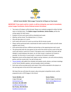 Format for 12 Players on Two Courts