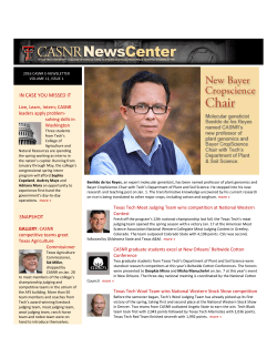 CASNR eNewsletter