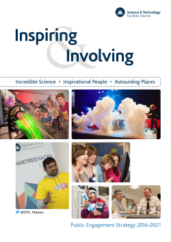 Public Engagement Strategy - Science and Technology Facilities