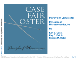 Principles of Economics, Case and Fair,9e