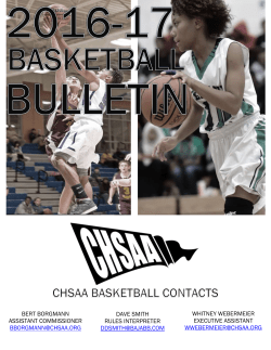 Boys basketball - Colorado High School Activities Association