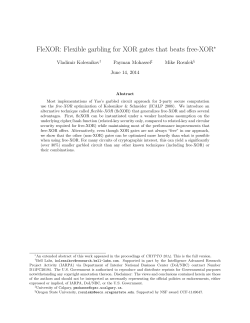 Flexible garbling for XOR gates that beats free-XOR