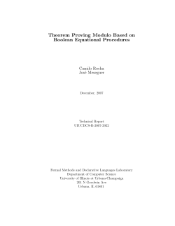 Theorem Proving Modulo Based on Boolean