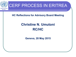 Eritrea - RC/HC presentation - Sign In
