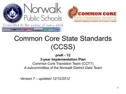 Common Core State Standards (CCSS)