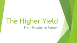 James Thomas Higher Yields 2017 Choice