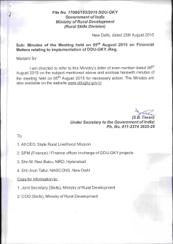 Iam directed to refer to this Ministry`s letter of even number dated 06^^