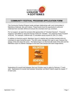 Community-Support_Festival-Program-Application