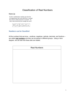 Natural Numbers Whole Numbers Integers