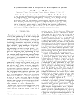 High-dimensional chaos in dissipative and driven dynamical systems