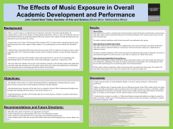 Music Instruction-Academic Intervention