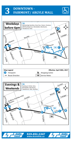 3 DOWNTOWN - FAIRMONT/ ARGYLE MALL