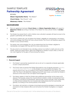 MI Sample Partnership Agreement