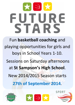 Fun basketball coaching and playing opportunities for girls and boys