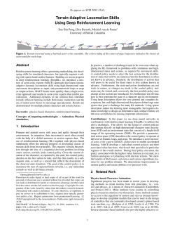Terrain-Adaptive Locomotion Skills sing Deep Reinforcement