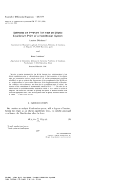 Estimates on Invariant Tori near an Elliptic Equilibrium Point
