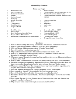 Industrial Age Overview Terms and People Bessemer process