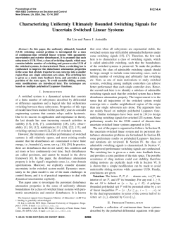 Characterizing Uniformly Ultimately Bounded Switching Signals for