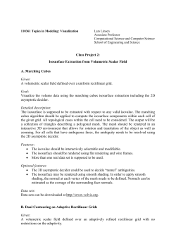 110361 Topics in Modeling: Visualization
