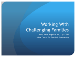 Working With Challenging Families