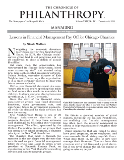 Lessons in Financial Management Pay Off for Chicago Charities