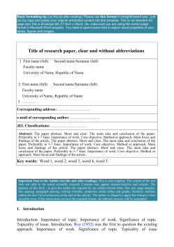 3. Name of some section - Academic Publishing Platforms