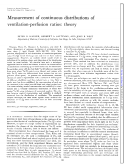 Measurement of continuous distributions of ventilation