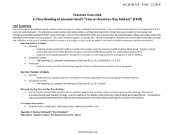 A Close Reading of Learned Hand`s &ldquo;I am an